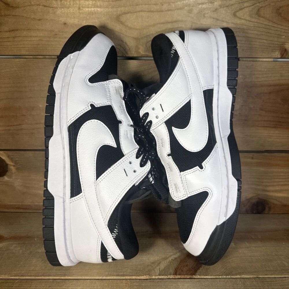 NEW Mens Size 10.5 Nike Air Dunk Jumbo "Reverse Panda” Low Top Shoes DV0821-002 - Picture 5 of 8